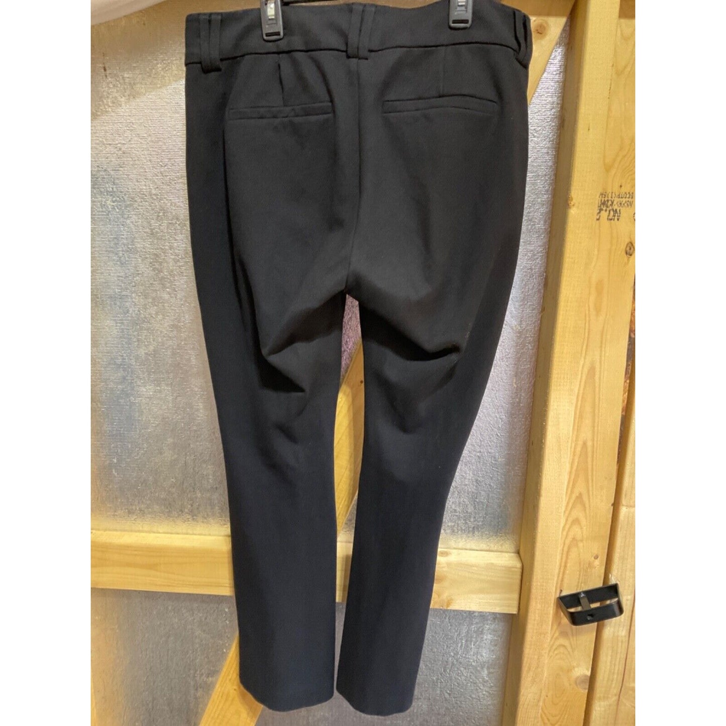 Torrid Black Dress Pants 12S 35"W 30"L 10" Rise Stretchy Comfort