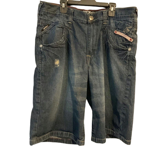 ENYCE Sean Comb Co. Men's Blue Jean Shorts Size 34, 90s Hip Hop