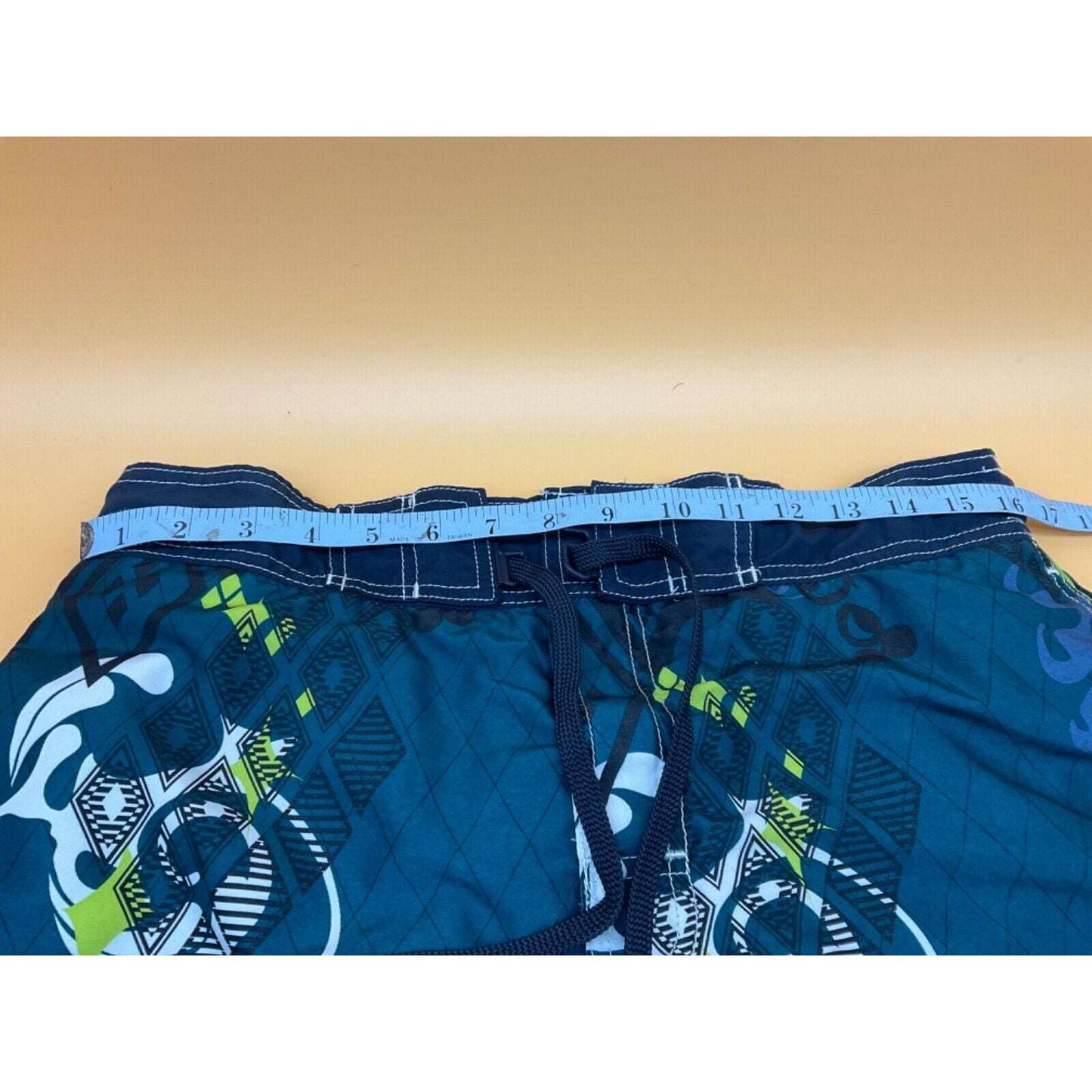 Lot of 2 Men's Swim Trunks Speedo Multicolor Mesh Lined & Unbranded Polyester/S