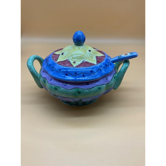 Sango Sweet Shoppe Tureen Sue Zipkin Design Lid Ladle 1999-2002, Discontinued