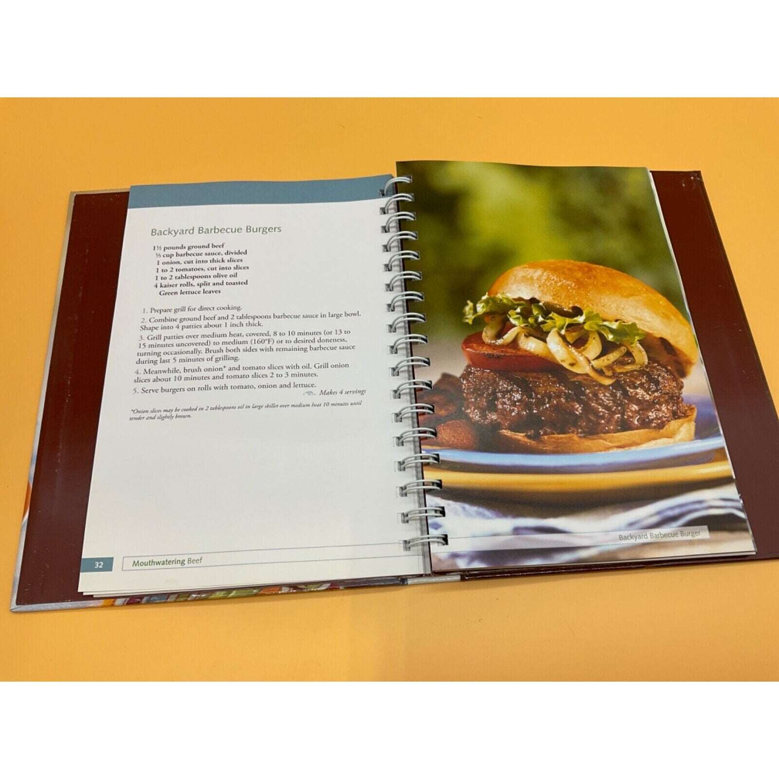 Gourmet Burgers Favorite Brand Name Recipes Cookbook Recipe Binder Grilling BBQ