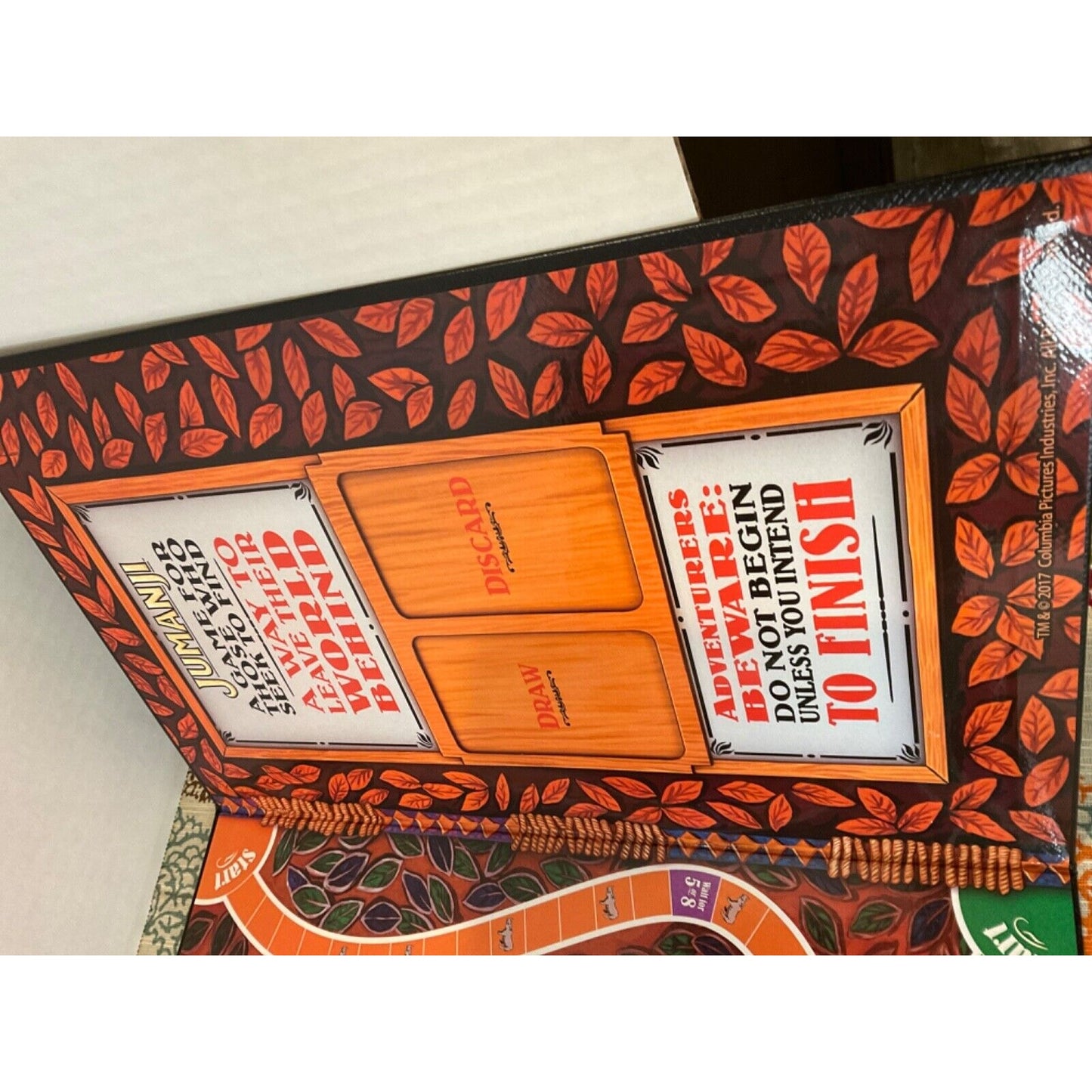 Jumanji 2017 Board Game by Cardinal Missing Instructions Family Night Fantasy