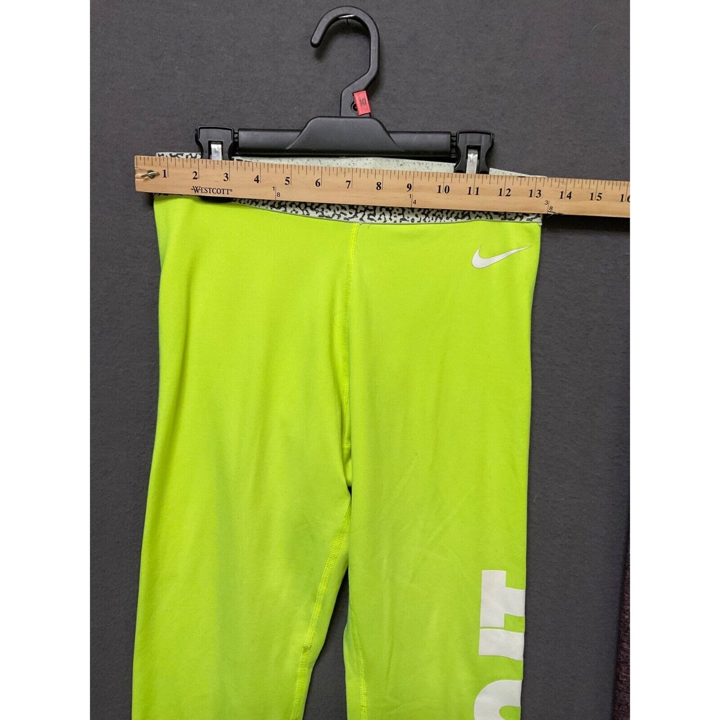 Nike Pro Dri-Fit & Style 5 Leggings Lot Medium Yellow & Brown Stretch Activewear