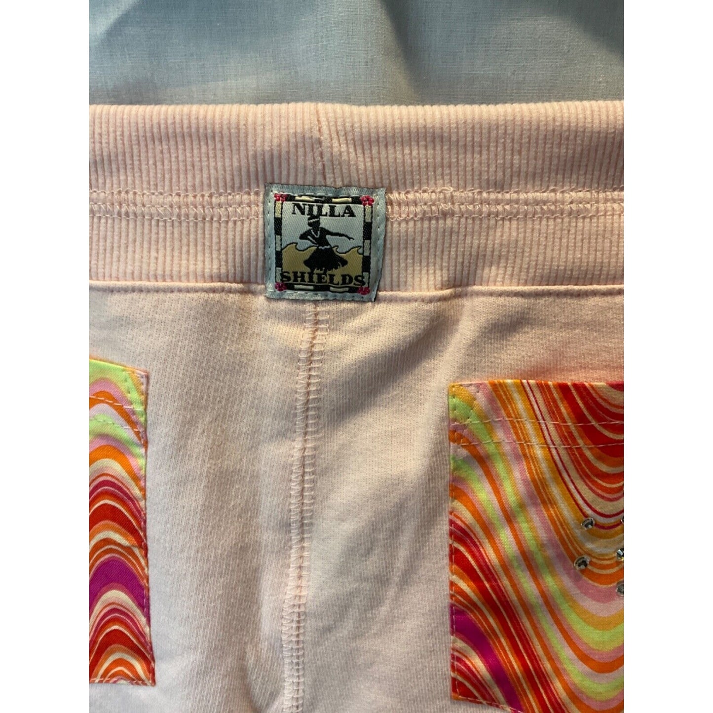 Nilla Shields Women's Capri Pants, Multi-Color, Size M (Runs Small) DrawString