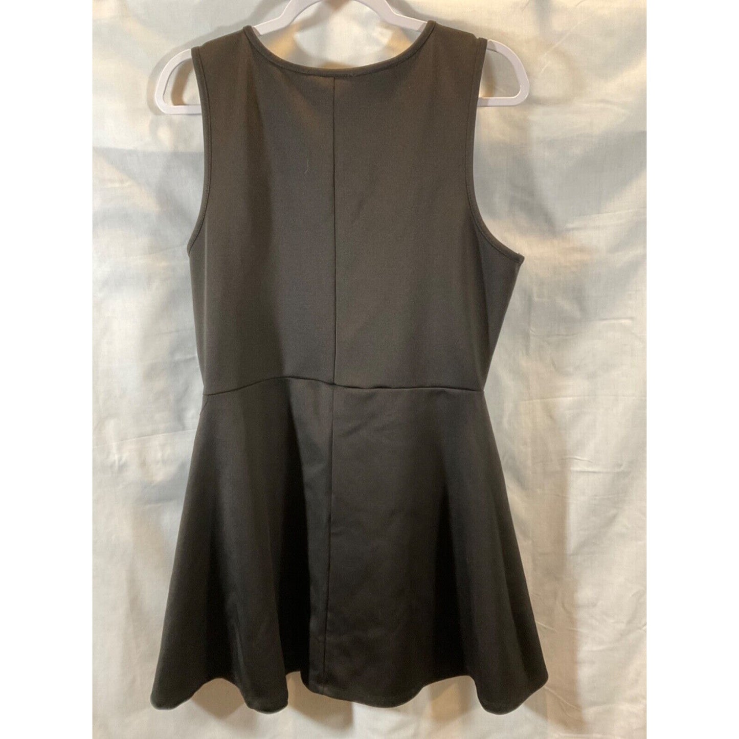 Rue 21 Sleeveless Black Dress XLG - Nylon Accents, Empire Waist, Barely Used