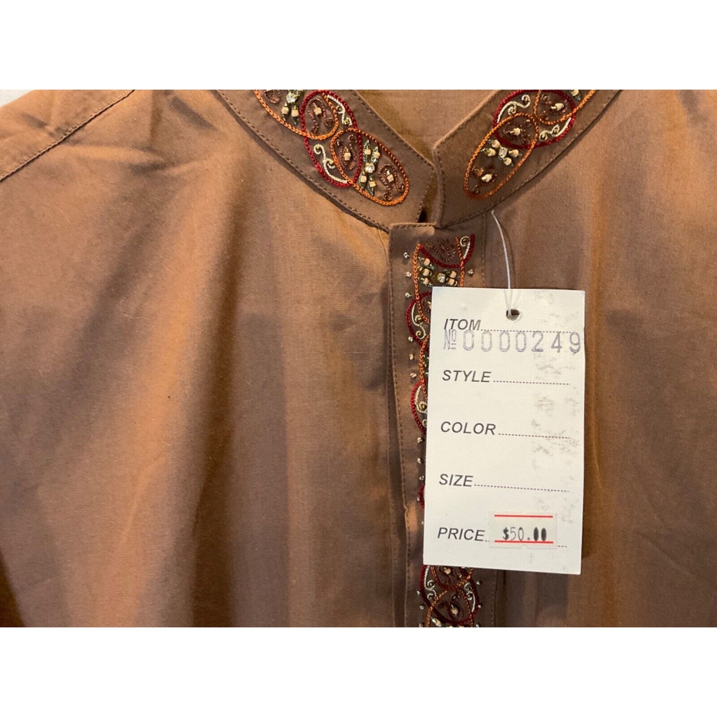 Aladdin Exclusive Small Dress/Costume in Brown with Tag, Minor Flaw on Arm