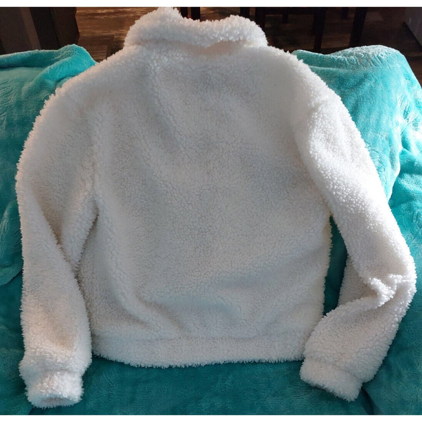 Women's Small Ambiance Teddy Bear Jacket, Cozy Plush Outerwear