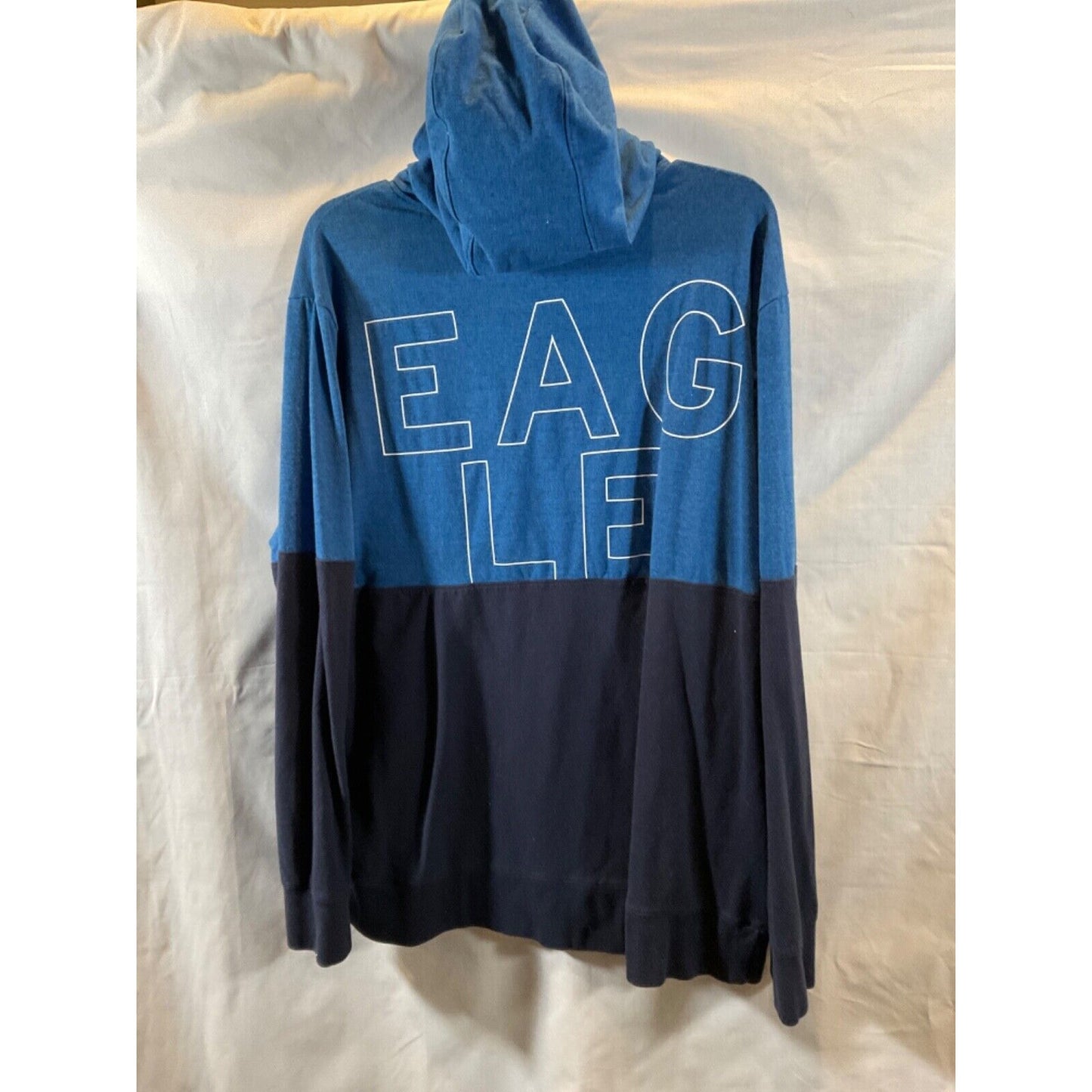 American Eagle FLEX Men's XL Pullover Hoodie Lightweight Missing Drawstring