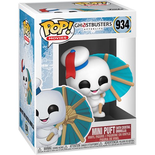 Funko POP! Ghostbusters Afterlife Mini Puft with Cocktail Umbrella Figure (934)