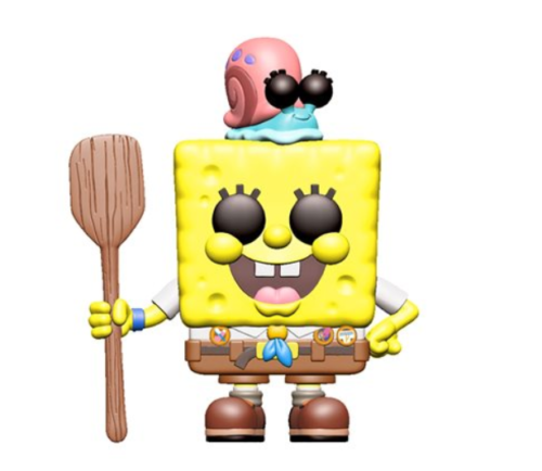 SpongeBob SquarePants Movie Spongebob in Camping Gear Pop! Funko NEW